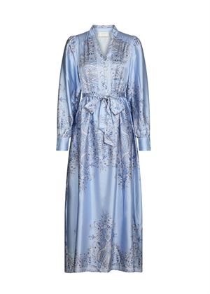 Nova paisley border kjole Lyseblå Neo Noir 